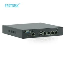 FASTDISK Mini PC Computer Celeron J1900 Quad Core Network Control Security WAN Firewall router 4 GbE LAN for pfsense