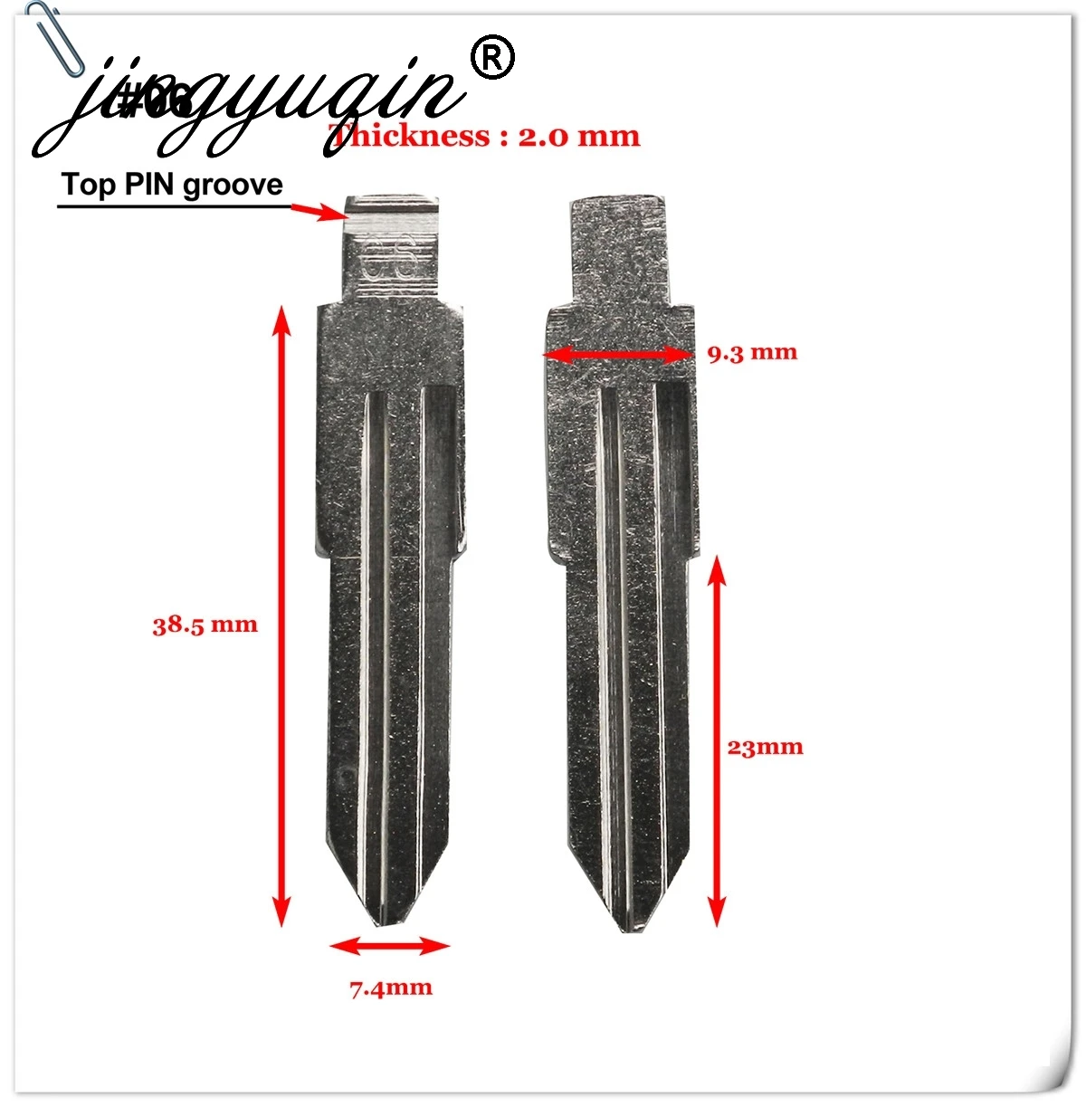 Jingyuqin 15 шт. #06 #22 #49 #48 флип автомобиль искусство для A33 Tiida Teana Livina Sunny Duke Demeano Opel No.22 KD