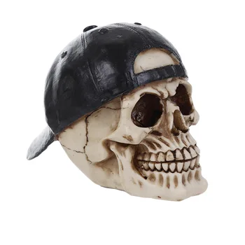 

Creative Human Skull Resin Sculpture Human Head Skull Model Statues Anatomical Medical Teaching Skeleton Split Model Home Decor