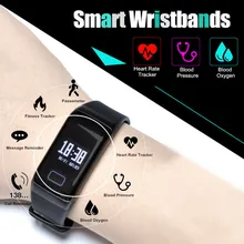 F1 Sports Smart Band Watch Pedometer Fitness Blood Pressure Heart Rate Tracker Digital Intelligent Bracelet Clock for Men Women