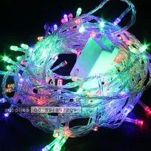 10 метров 100 светодиодный фонарь мигалка лампа набор украшения фонарь Водонепроницаемый свет водонепроницаемая лента