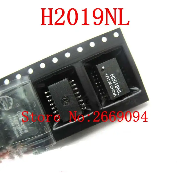 

10pcs/50pcs New and original H2019NLT H2019NL H2019 SOP16 Power OVER Ethernet (PoE) Magnetics and (PoE+) Magnetics