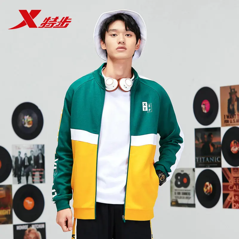 881129069027 xtep men's sports jacket 2019 spring new fashion zipper casual jacket 881129069027 xtep men's sports jacket 2019 spring new fashion zipper casual jacket