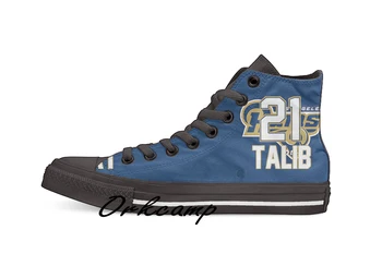 

Los Angeles Football Player Talib High Top Canvas Shoes Custom Walking shoes