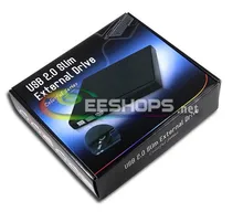 USB External DVD Drive Lightscribe for Samsung N Series Mini Laptop N 150 NC 10 110 8X DVD RW DL 24X CD-R Recorder Black Case