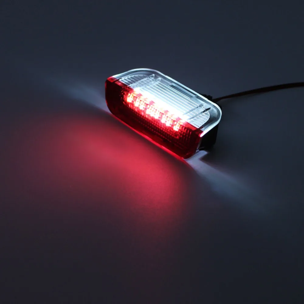 2 шт. 18SMD светодиодный под дверными светильник для Volkswagen VW Golf6 Jetta Scirocco Sharan Tiguan Touareg
