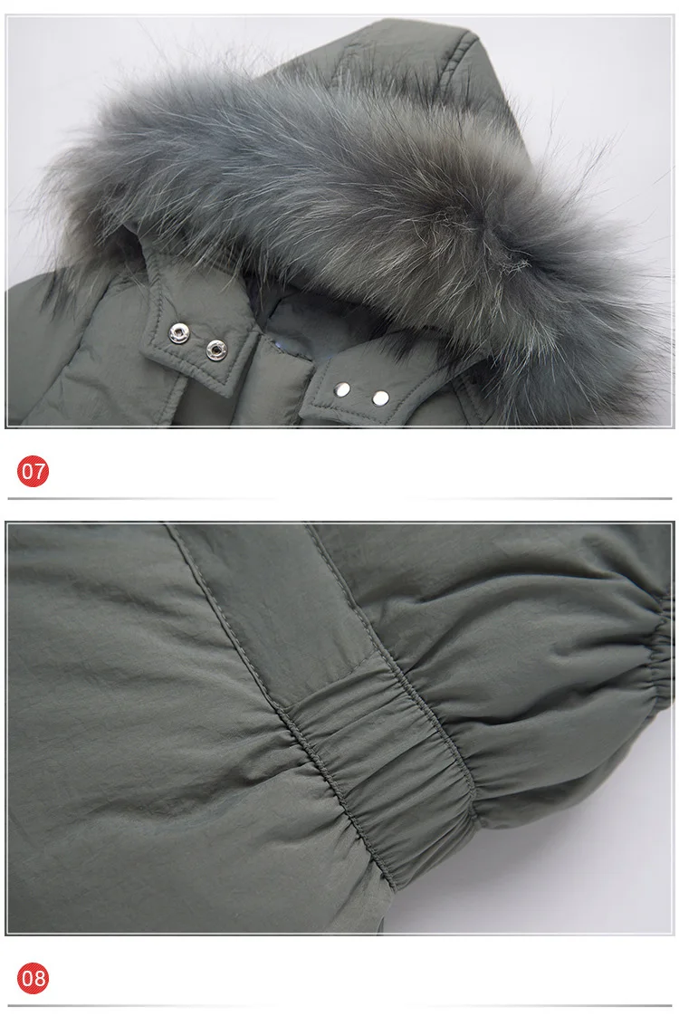 От 1 до 3 лет пуховые куртки для маленьких мальчиков Детский Зимний комбинезон комплекты одежды для малышей одежда для малышей зимняя теплая верхняя одежда пальто+ брюки-30 градусов