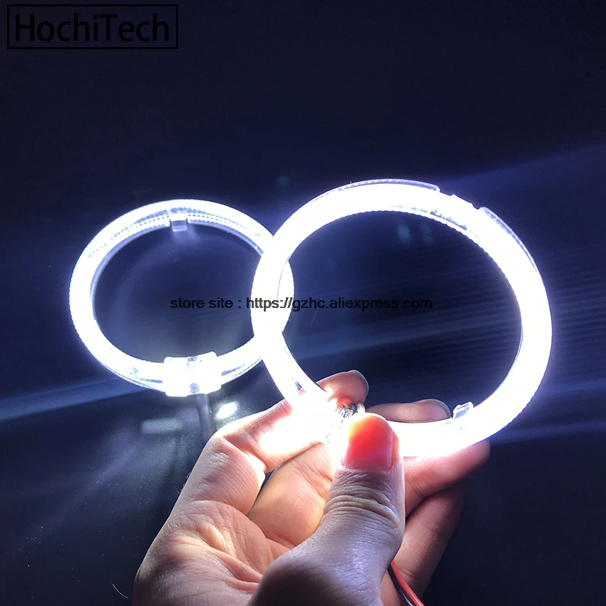 HochiTech Cree LED Chip Light Guide Angel Eyes Kit White Halo Ring day light с диммером для Opel GT Roadster 2007 2010|day light|light