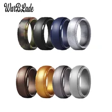 Wbl novo homem anéis de silicone 7-14 tamanho hipoalergênico flexível casamento bandas de borracha 8mm grau alimentício fda silicone dedo rin