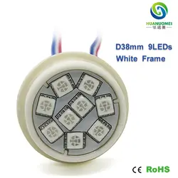 38 мм 9 светодиодов UCS1903 светодиодная точечная лампа 5050 smd модуль RGB 12 v Цифровой модули лампа адресуемых полный цвета из водонепроницаемого