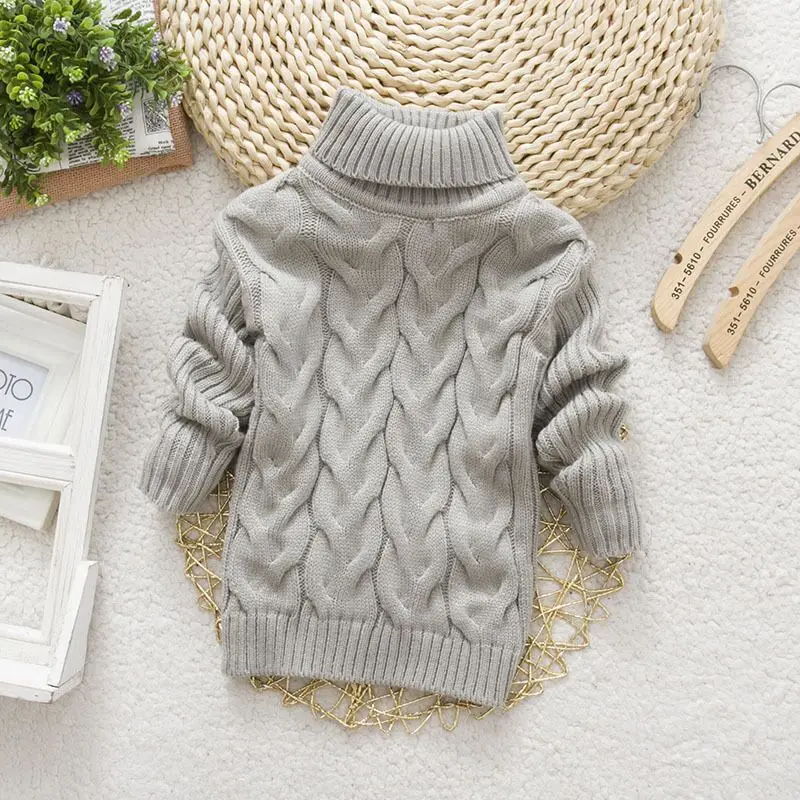 high neck sweater for baby girl