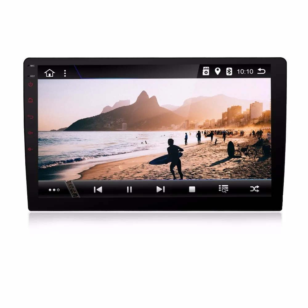 

KLYDE 10.1" 1 Din Android 8.1 8 Core universal Big Screen NO DVD Car Radio Audio 1024*600 Car Stereo Multimedia Player