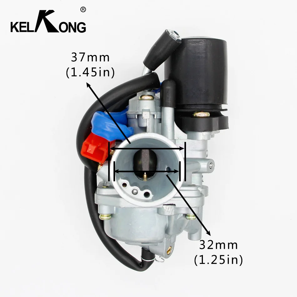 KELKONG 19 мм карбюратор мопед для 2-х тактный Piaggio Zip Yamaha Jog 50 50cc скутер 70cc 90cc мини ATV 1E40QMB