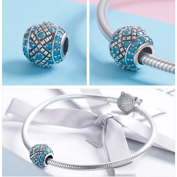 S925 серебро fit Pandora браслет Кокосовая пальма Снежинка бусины в виде мельницы сердце дом Танк Дерево Птица амулет крыло браслеты