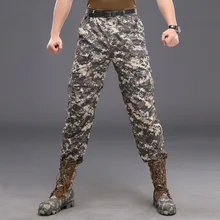 Военные тактические штаны мужские армейские темно-синие уплотнения спецназ камуфляжные штаны быстросохнущие съемные дышащие брюки