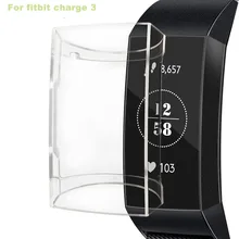Водонепроницаемый защитный чехол из ТПУ, Защита экрана для тренажерного зала, ударопрочный Смарт-часы аксессуары для Fitbit Charge 3