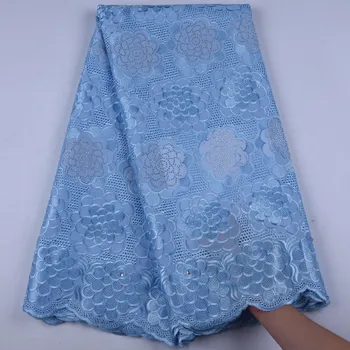 

New Swiss Voile Lace In Switzerland Embroiderey African Dry Lace Fabric High Quality Nigerian Lace Fabric For Women Dress 1624B