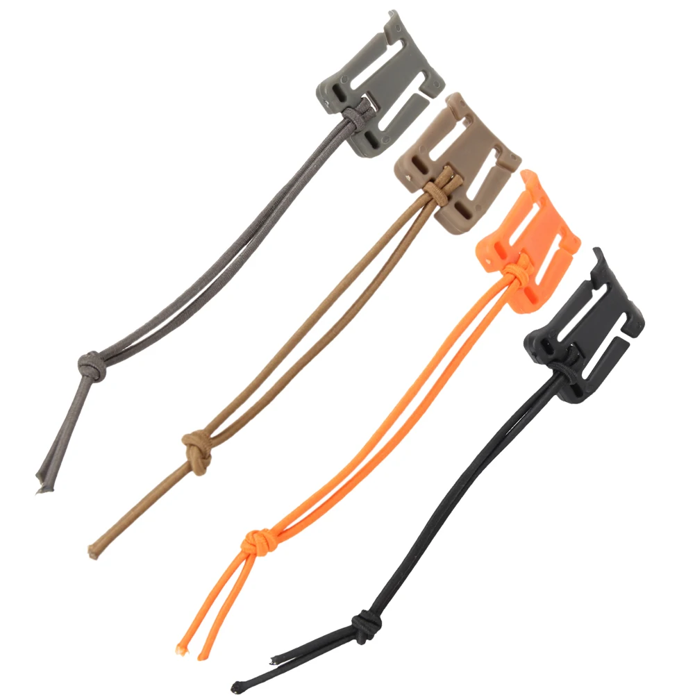 5 قطعة/المجموعة تسلق outdoor edc ظهره تسلق رخوة مشبك كليب اللفاف لتأمين النايلون الأشرطة تسلق اكسسوارات