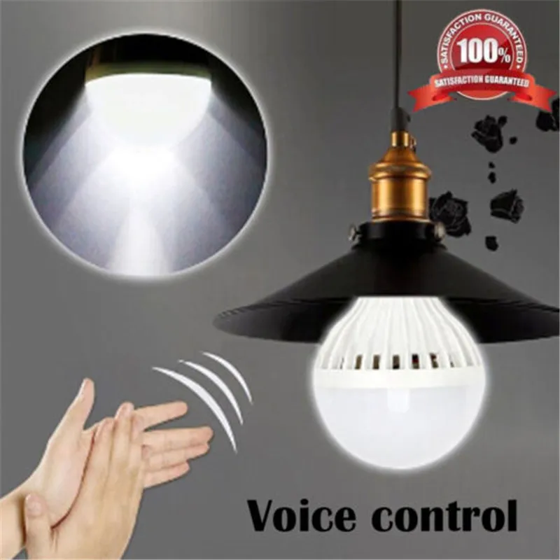 

LED Lamp E27 3W 5W 7W 9W 12W Motion Sensor Led Sound Voice Control Lamp LED Light Bulbs 220V 5730 SMD LED Bulb for Porch Hallway