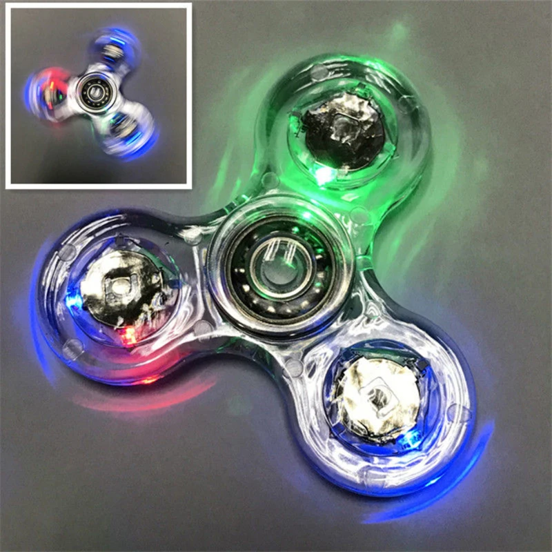 Transparent-Crystal-Plastic-LED-Light-Hand-Spinner-Crystal-Luminous-Fidget-Spinner-Led-EDC-For-Autism-Focus (3)