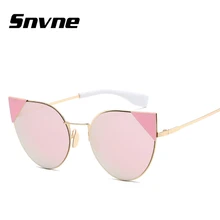 Snvne Sol gafas de sol del ojo de gato personalidad de la Moda para hombres mujeres Marca de diseño gafas de sol oculos feminino mujer KK481