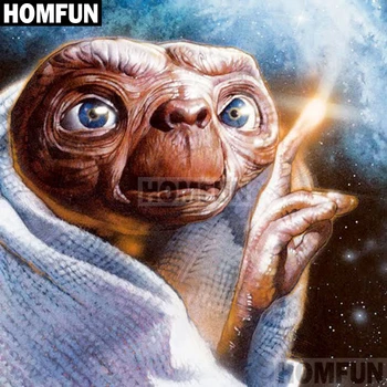

HOMFUN Full Square/Round 5D DIY Diamond Embroidery "Cartoon Yoda" Diamond Painting Cross Stitch Rhinestone 5D Decor A01959