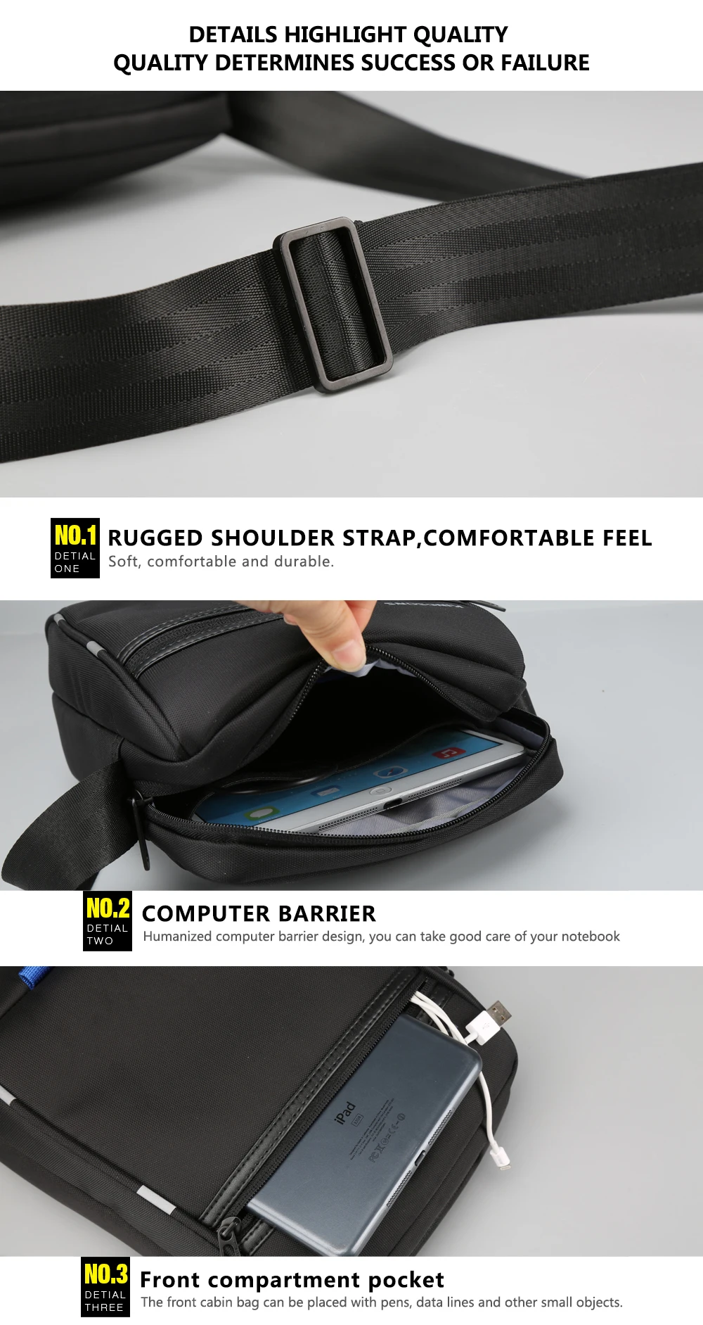 Kingsons брендовая новая сумка через плечо с зарядкой через usb для мужчин и женщин, сумка через плечо для ноутбука, сумка через плечо, водонепроницаемая сумка 10,1 дюймов для планшета, ПК, сумка для планшета