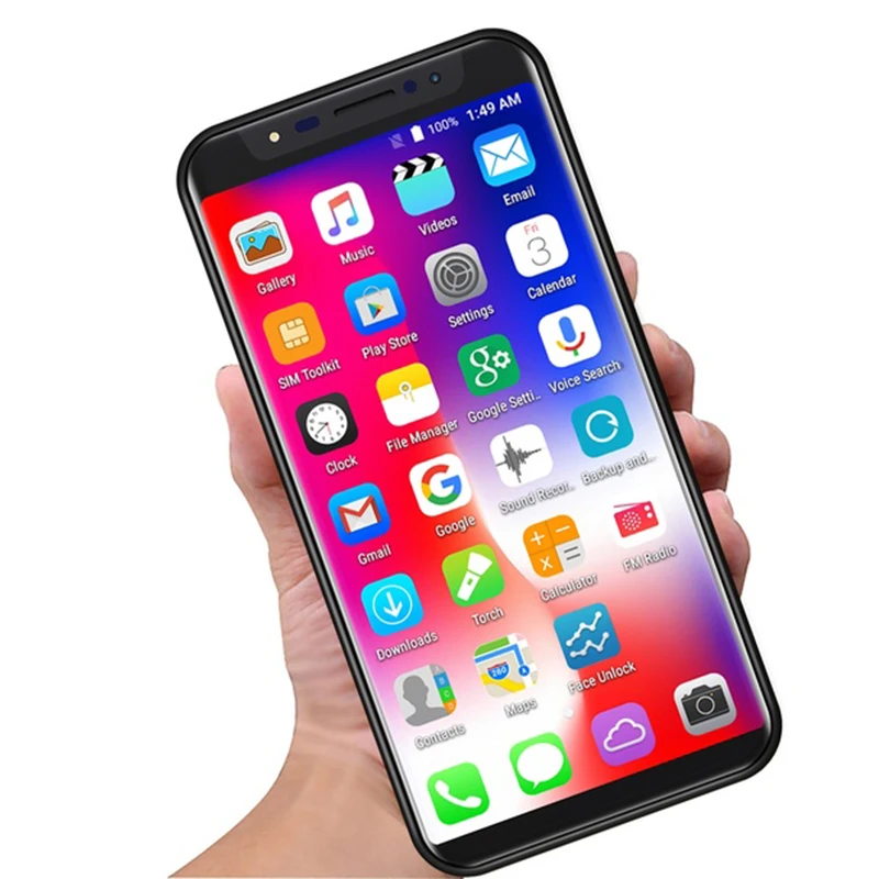 

Beautiful smartphone XS TYPE C 5.8" inch HD full screen mobile phone Face ID smart phone Gravity Sensor cell phone 3.5mm eraphon