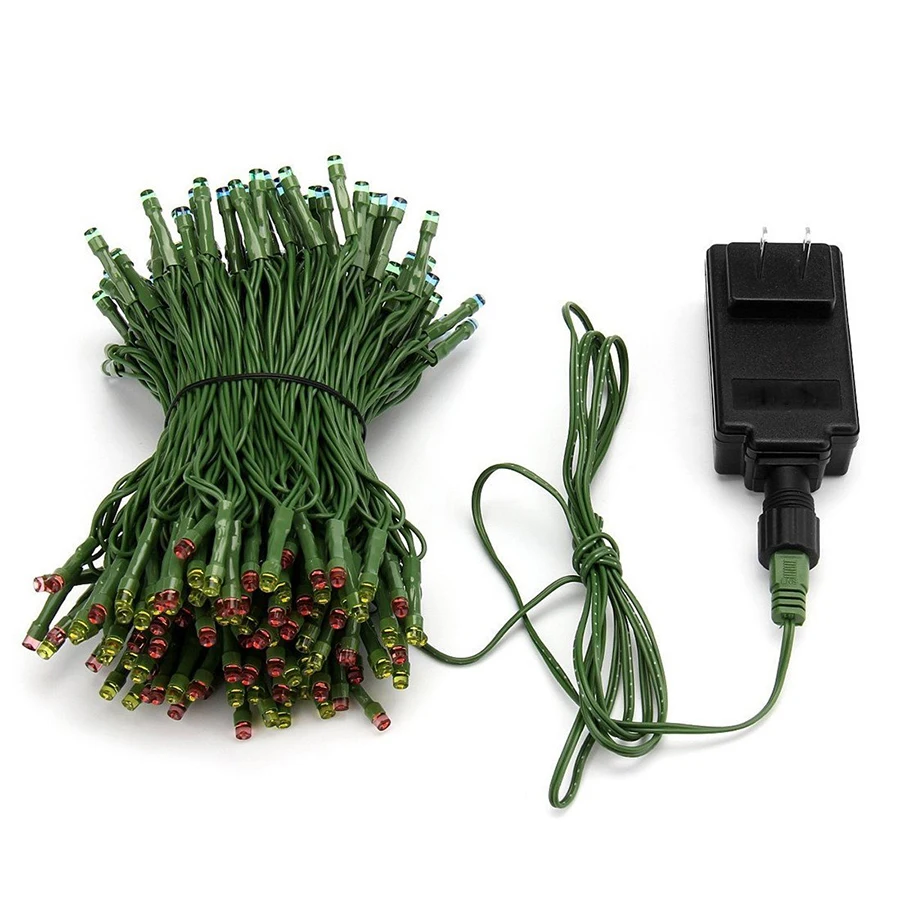 24V Safe Voltage Green Cable 10M 100 LED String lights Christmas Holiday Lights for Xmas Trees Party Wedding Events Decoration 24V Safe Voltage Green Cable 10M 100 LED String lights Christmas Holiday Lights for Xmas Trees Party Wedding Events Decoration