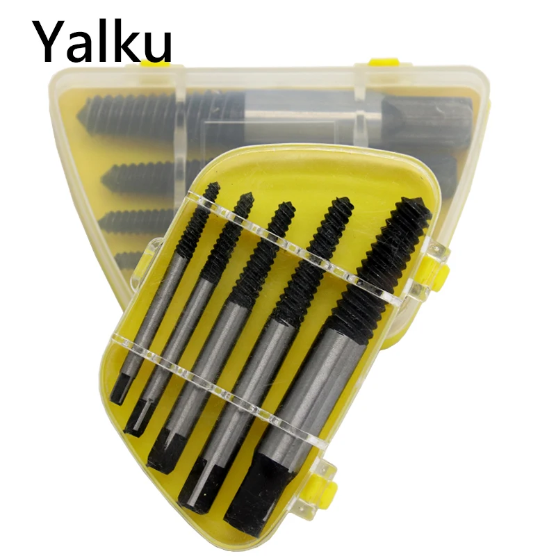 Yalku Drill bit Damaged Screw Extractor Speed Out Core Remover Drill