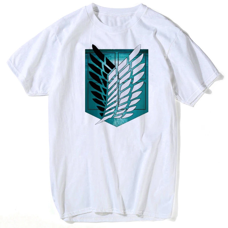 

Attack on Titan Shirt Shingeki no Kyojin Legion Cosplay Wing T Shirt Eren Levi T-shirt Halloween Anime Costume Man Tees