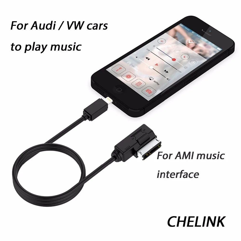 Автомобильное зарядное устройство CHELINK 2020 новый музыкальный интерфейс AMI кабель