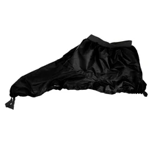 Przenośna wodoodporna nylonowa pełna łódź kajak kajak spódnica w sprayu Deck Sprayskirt Cover Black