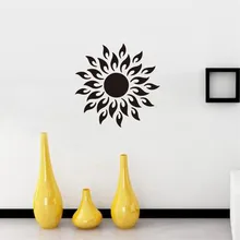 Стикеры s милый маленький подсолнечника солнце стены Стикеры блеск винил передачи тепла стеклянная дверная наклейка carta da parati autoadesiva