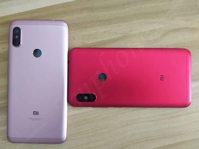 

New Spare Parts For Xiaomi Redmi Note 6/6 Pro Door Housing Back Battery Cover + Side Buttons + Camera Flash Lens Replacement