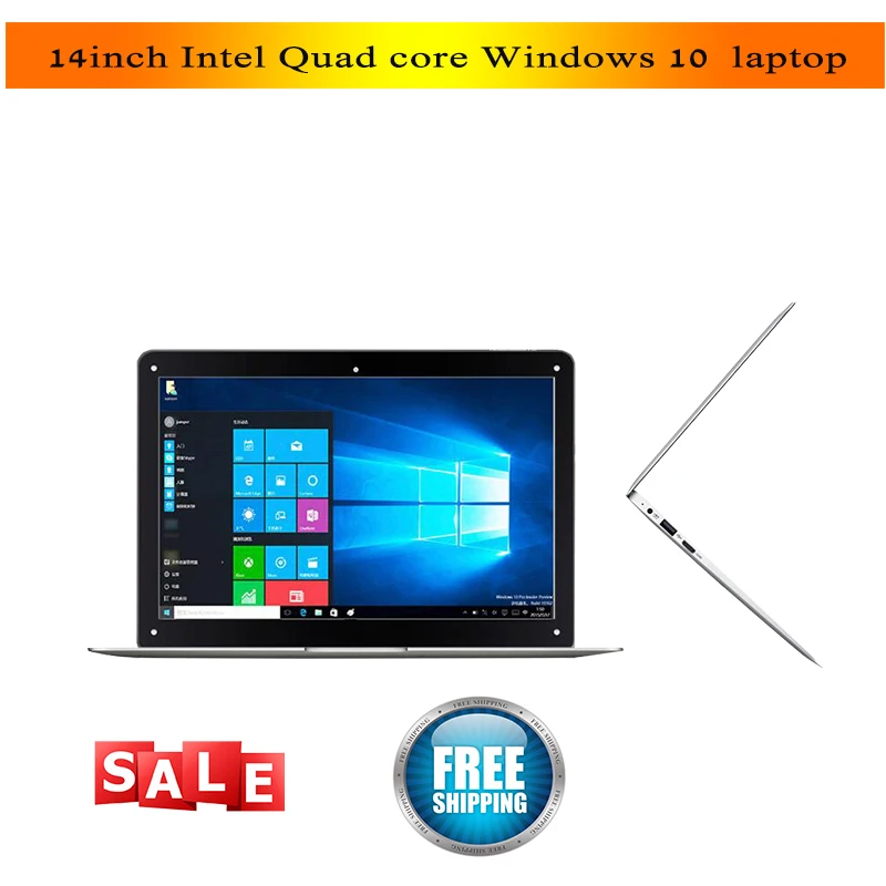 

14inch cheap laptop Atom X5 Z8350 Quad core processor 2GB/4G 32GB/64G EMMC bluetooth camera HDMI WIFI windows 10 netbook