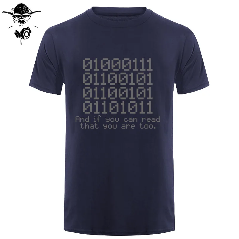 0100 бинарная футболка код чудак, дурачок Tech Computing слоган подарок Забавный подарок 123 т Модные мужские футболки с круглым вырезом футболки