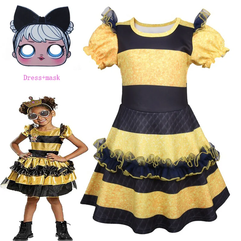 

New Lol Dolls Dress Halloween dresses Christmas Party Ballet Costumes Kids Cosplay Clothes Children Princess Lol Girls Dress