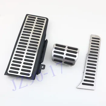 

Stainless Steel Car Fuel Gas Pedal Pads Foot Rest Pedals Covers Fit Volkswagen Magotan CC Beatle Passat Superb haran Car Styling