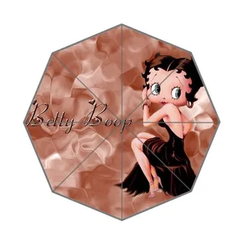 

Free Shipping Sun Umbrella Custom Cute Fashion Betty Boop Umbrellas For Man And Women Size 43.5 inch