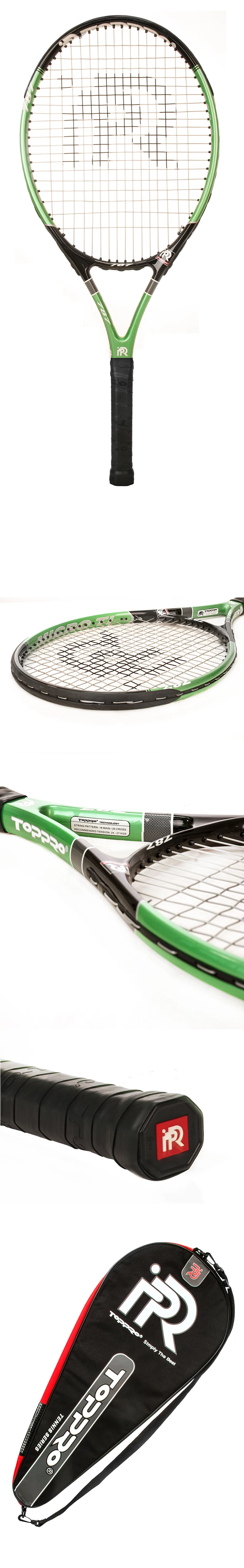Теннисные ракетки de Алюминий углерода большой головой Tenis Raquete Профессиональная теннисная ракетка оригинальный Raqueta де теннис с строка