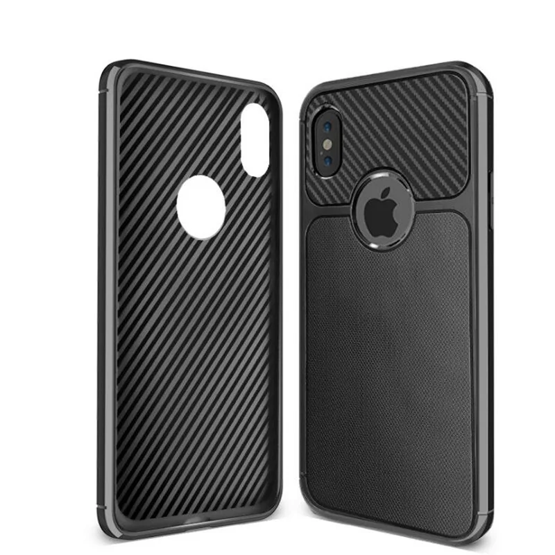 US $913.00 1000pcs High Quality Grid Carbon Fiber Design Soft Rubber Silicone TPU GEL Phone Cases Cover For Iphone XR X XS Max 6 7 8 Plus