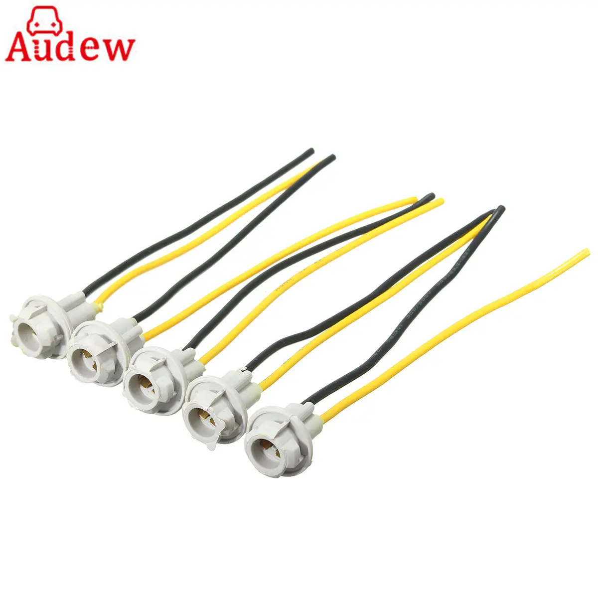 

T10 W5W 194 Car Light Socket LED Bulbs Wedge Light Base Car Lamp Cable Auto Bulb Wire
