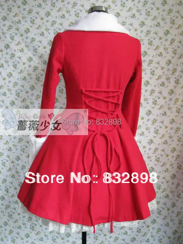 Hiver Filles D'hiver Doux Arc Manteau Robe Laine Japon Lolita Veste Marque Long w6qBgBzx