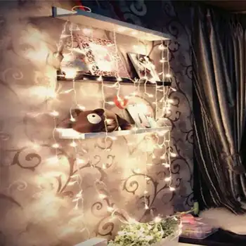 

Christmas Garland LED Curtain Icicle String Light 220V Christmas lights outdoor LED Party Garden Stage Outdoor Decorative Light