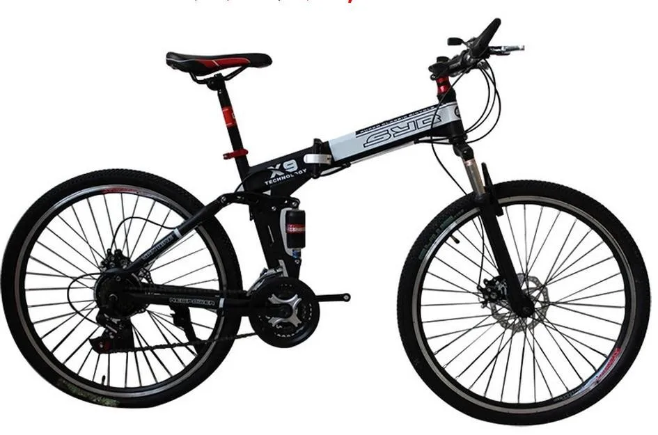 Clearance 21/24/27 speed folding  soft-tail 26 inch  man and woman mountain bike bicycle   integrated-wheels    mountain  bike  281 13