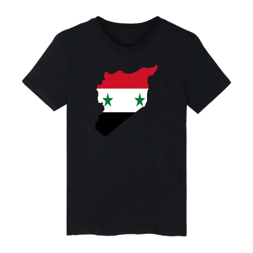 

Print Syria Flag Short Sleeve Tee Shirt Men Funny Syria Ripped Effect Casual Tshirts Cotton Men Fashion Black Soft T Shirt Men
