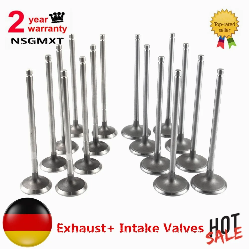 AP01 SET Exhaust+ Intake Valves For SUBARU 99 10 SUBARU 2.2L 2.5L SOHC