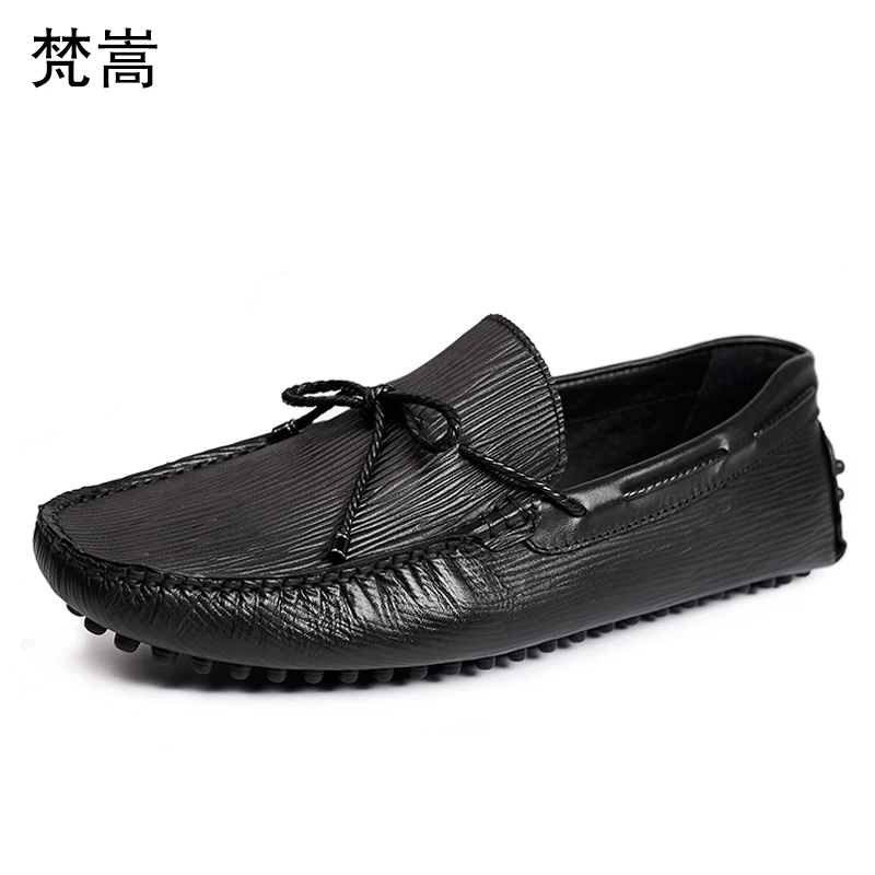Genuine Leather casual shoes men lazy driving shoes genuine leather loafers Business Men ShoesMen Dress Shoes cowhide spring
