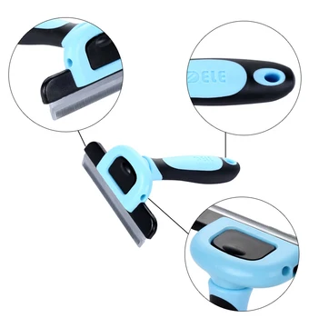 Detachable Hair Slicker Deshedding Comb 1